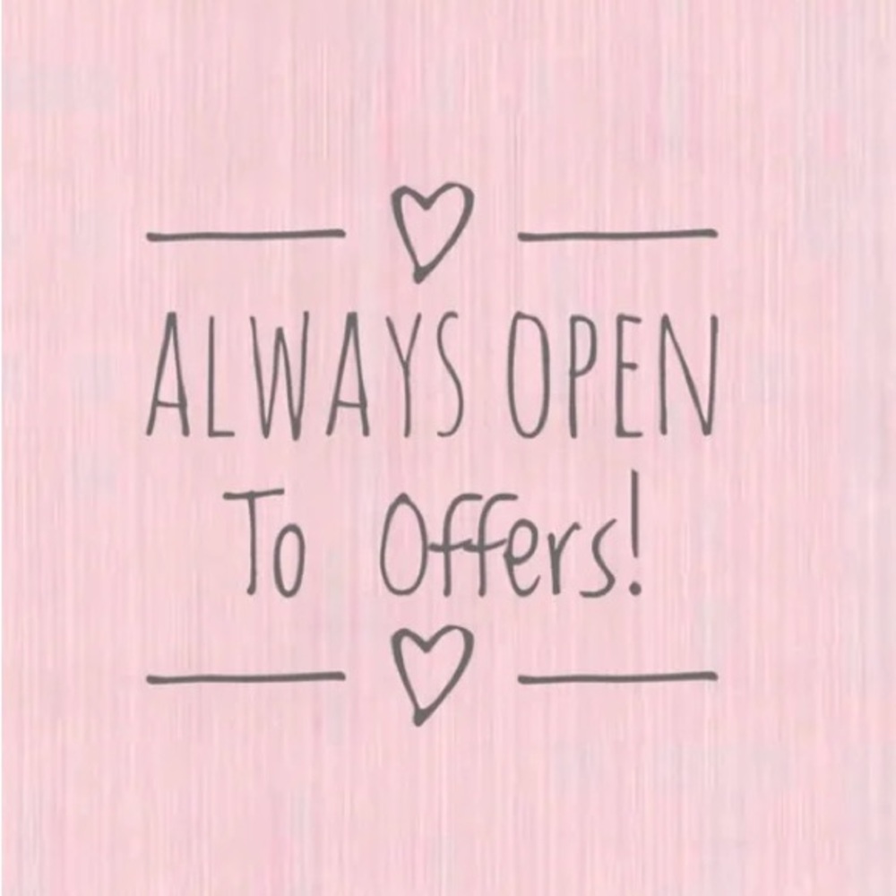 Always Open to Offers Sign